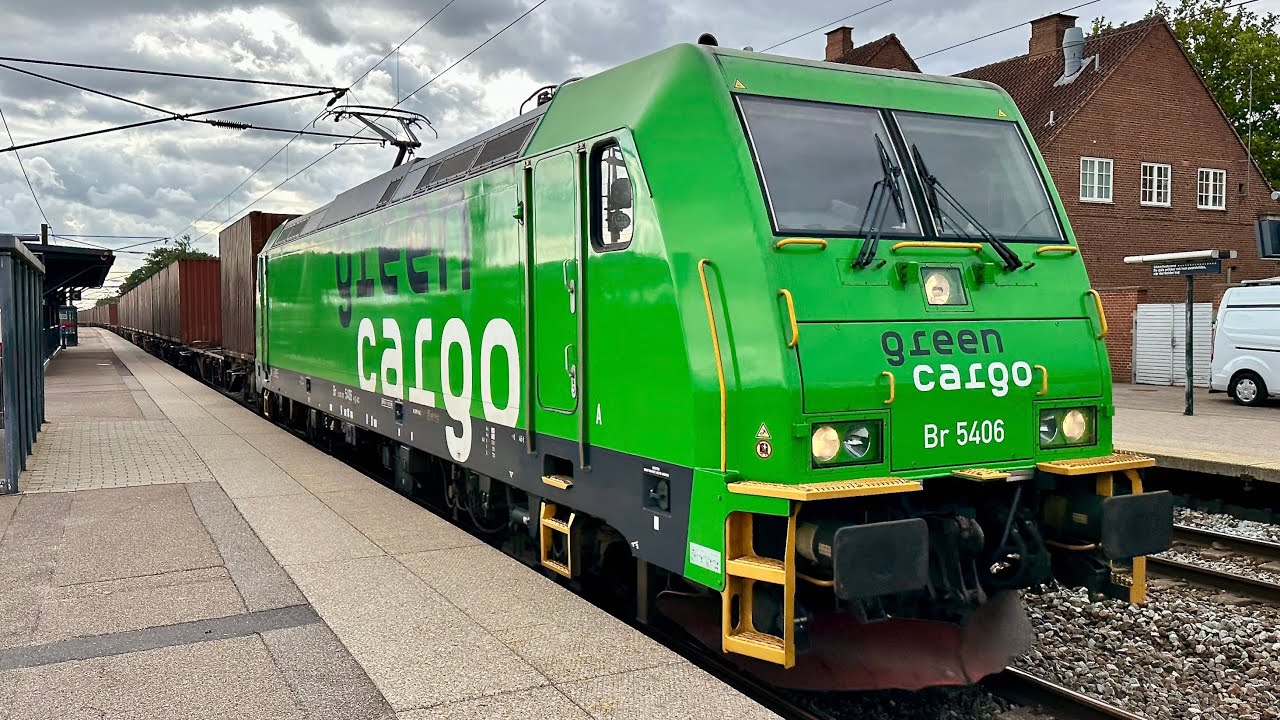 Green Cargo og Blandet Tog I Ringsted