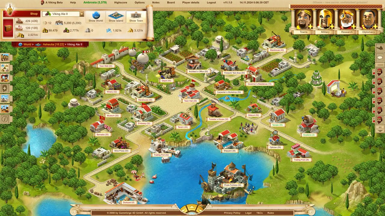 Nomocracy, Corruption and general progress #ikariam #game #play #browser
