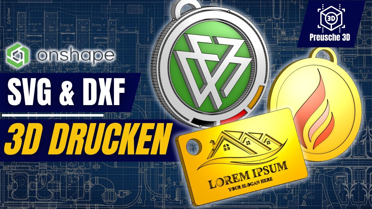 SVG-Logo in DXF umwandeln und mit Onshape 3D-drucken - Dein Komplett-Tutorial auf Deutsch
