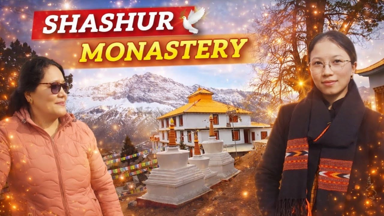 Shashur Gompa Darshan🙇🏻‍♀️✨️ || Bua k saath peaceful day + full fun ||