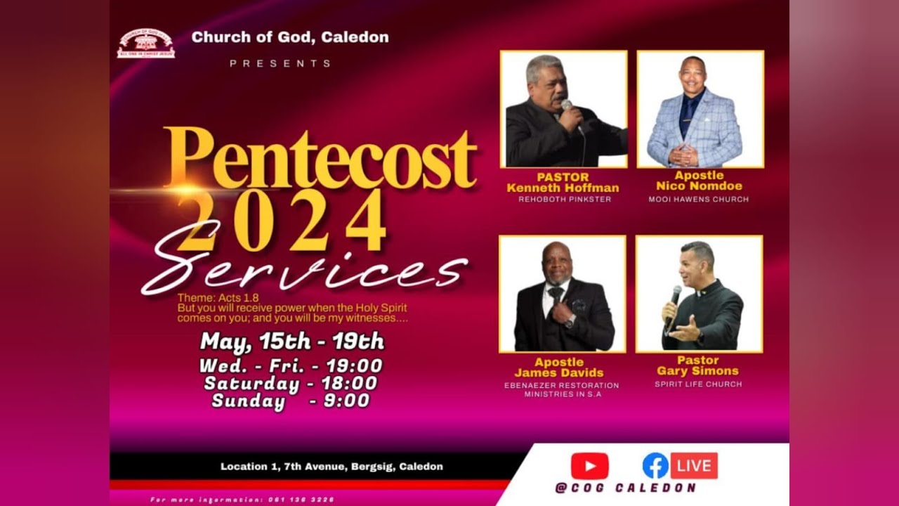 Ps Gary Simons Full Service | Pentecost 2024 | Sunday Morning Service