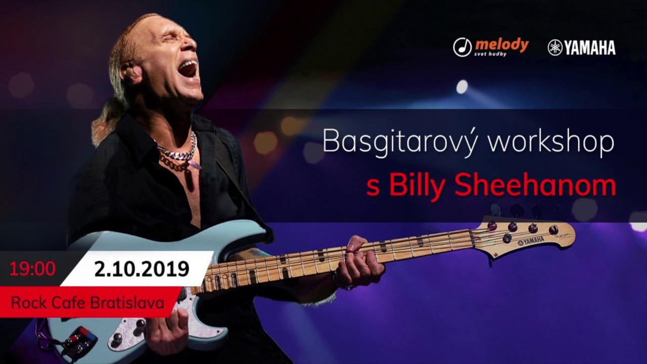 Melodyshop.sk - Basgitarov&yacute; workshop s Billy Sheehanom Part 1