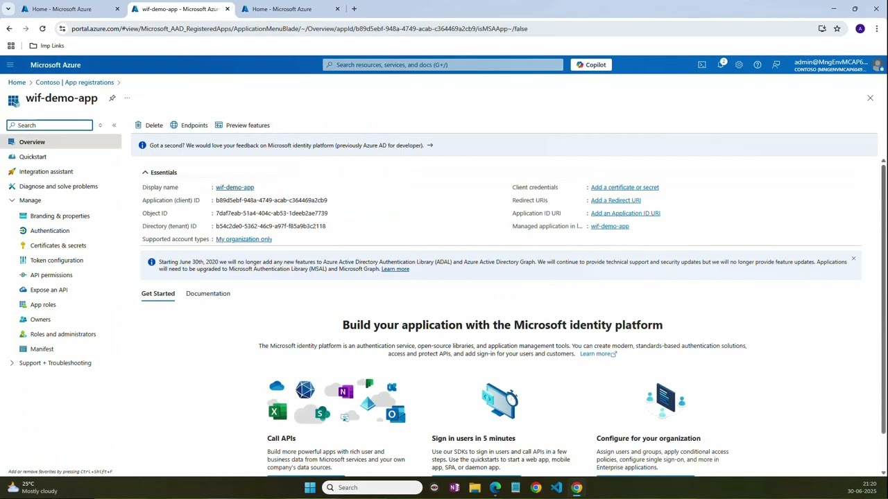 AzureDevOps ServiceConnection - Workload Identity Federation
