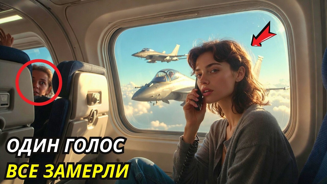 Она молчала весь полёт — пока пилоты F-16 не услышали её позывной «Фантом»
