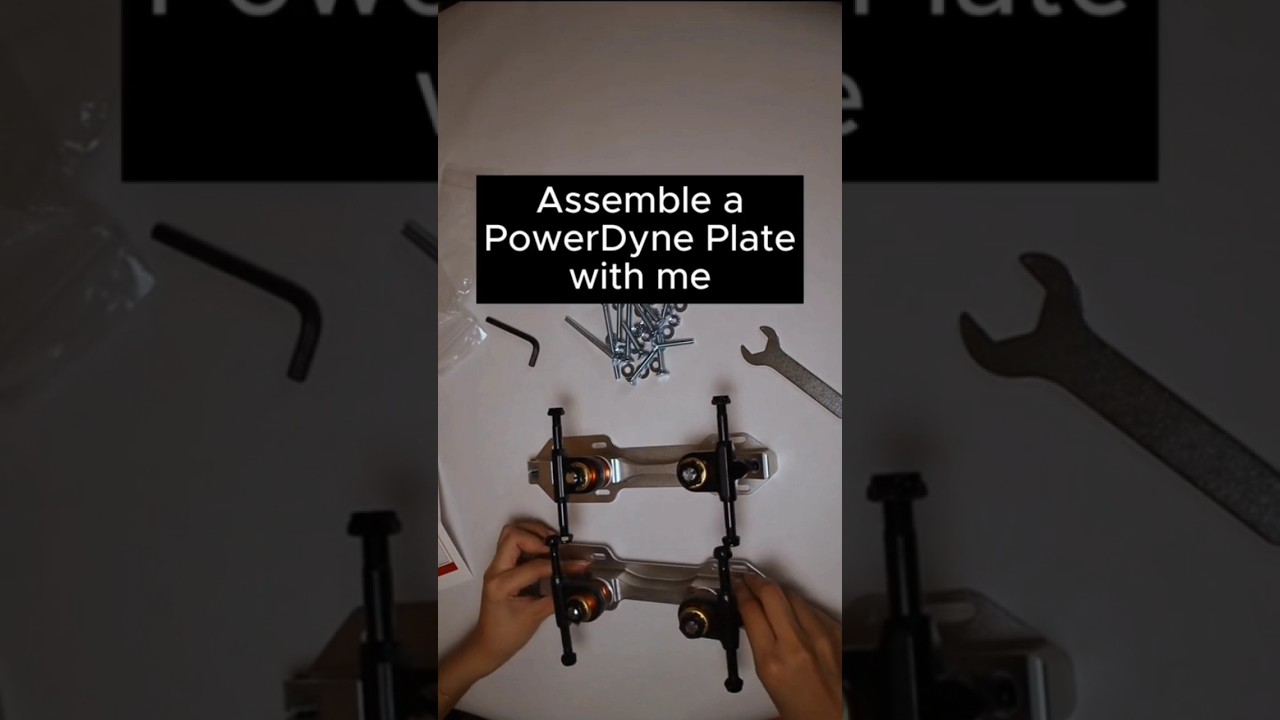 How to assemble a Powerdyne Reactor Neo roller skate plate #rollerskate #rollerskating #skateshop