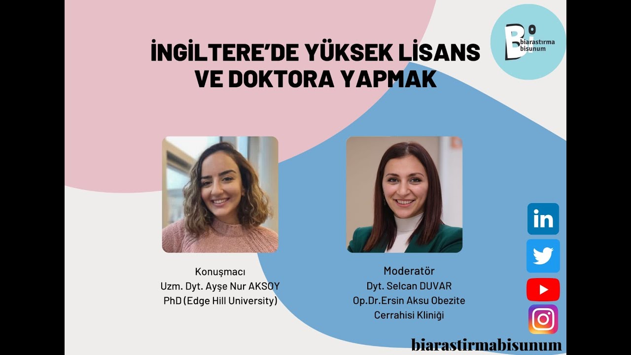 İngiltere'de Yüksek Lisans Ve Doktora Yapmak