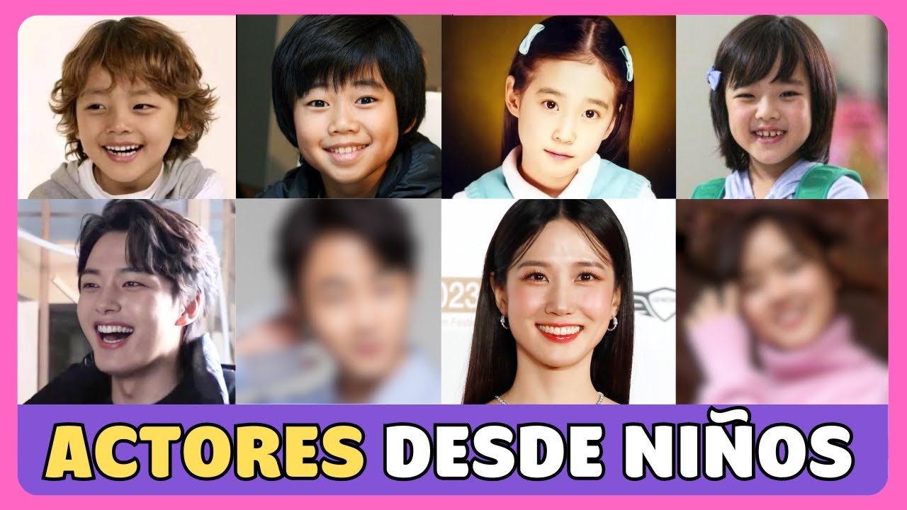 ✨26 ACTORES COREANOS que comenzaron su carrera siendo NIÑOS🖍️