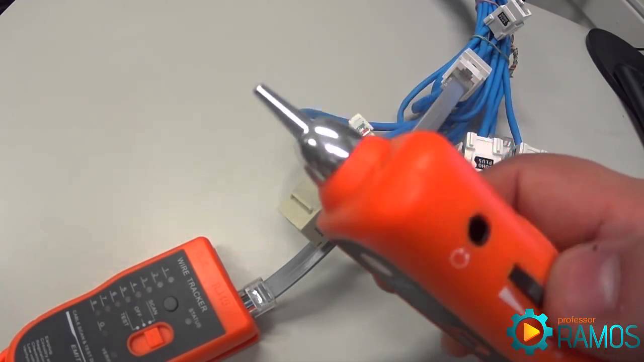 Rastreador de Cabos de Rede e Testador UTP   Wire Tracker Ne