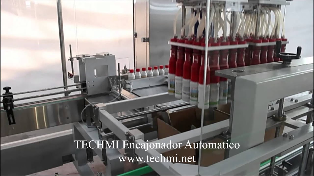 Encajonador Automatico de botellas