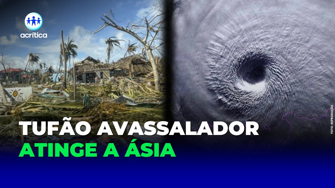 SUPERTUFÃO RAGASA CAUSA DESTRUIÇÃO NA CHINA E EM TAIWAN