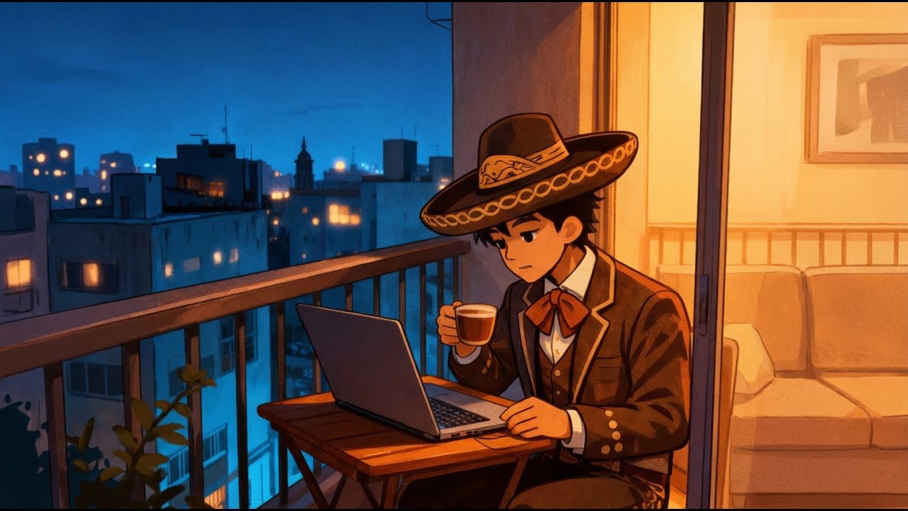Late Night Mexico City Balcony 🌙 | Cozy LoFi para Estudiar y Enfocarse