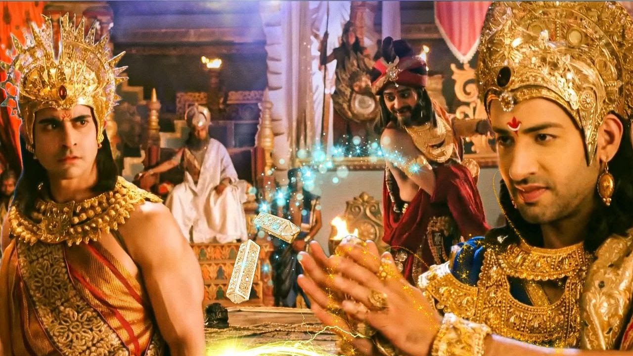 कर्ण के लाख मना करने पर भी युधिष्ठिर ने खेला जादुई चौसर का खेल! || Suryaputra Karn ||
