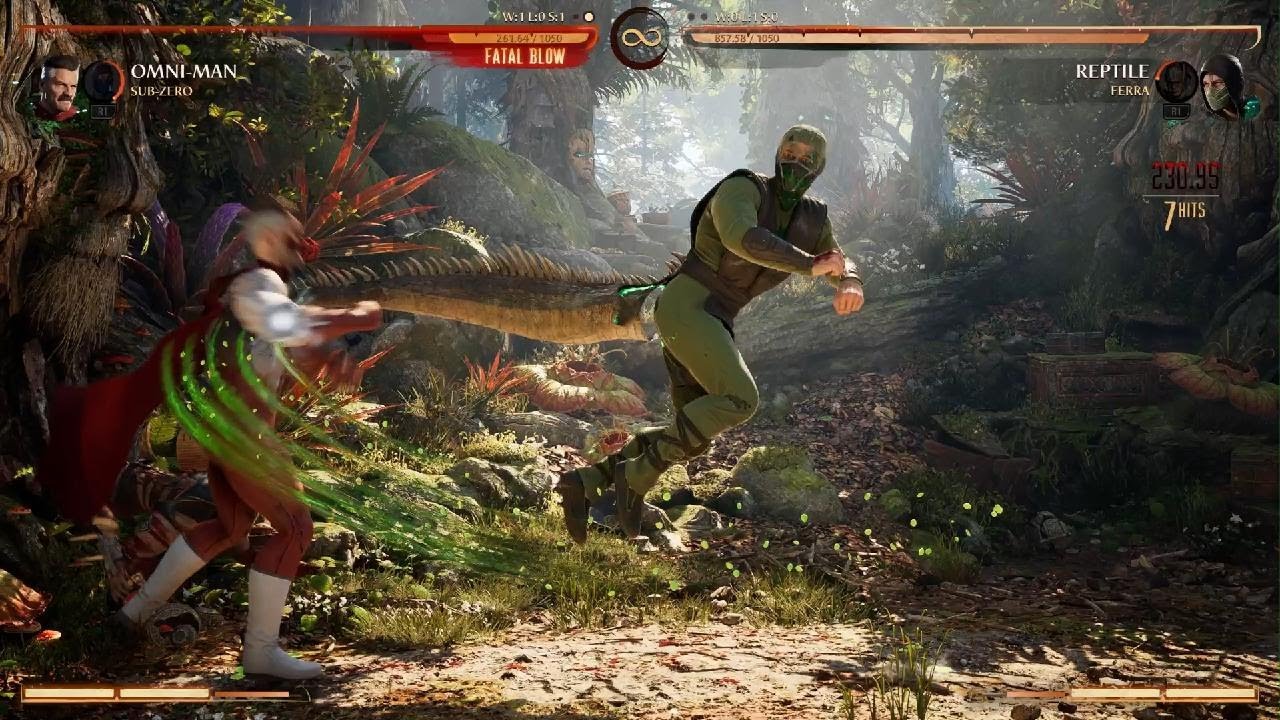 Omni-Man (Sub-Zero) VS Reptile (Ferra) Brutality