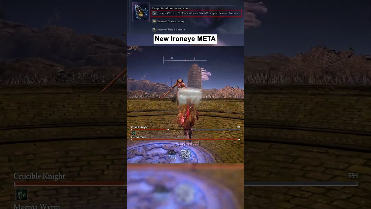 New Ironeye META with Depth Relic | Elden Ring #eldenring #nightreign