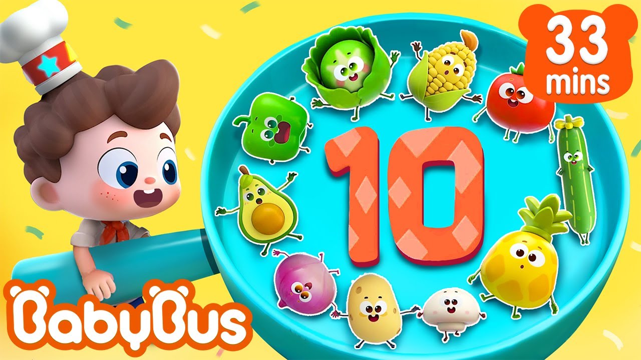 Neo làm hamburger chay NGON TUYỆT | Rau củ quả | Đánh số 1-10 | Nhạc thiếu nhi | Yes! Neo | BabyBus
