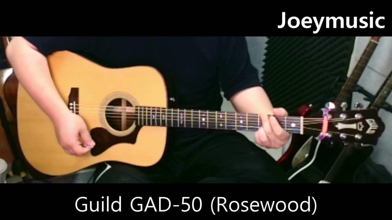 Guild GAD-50 (Rosewood) vs Guild D-120 (Mahogany)