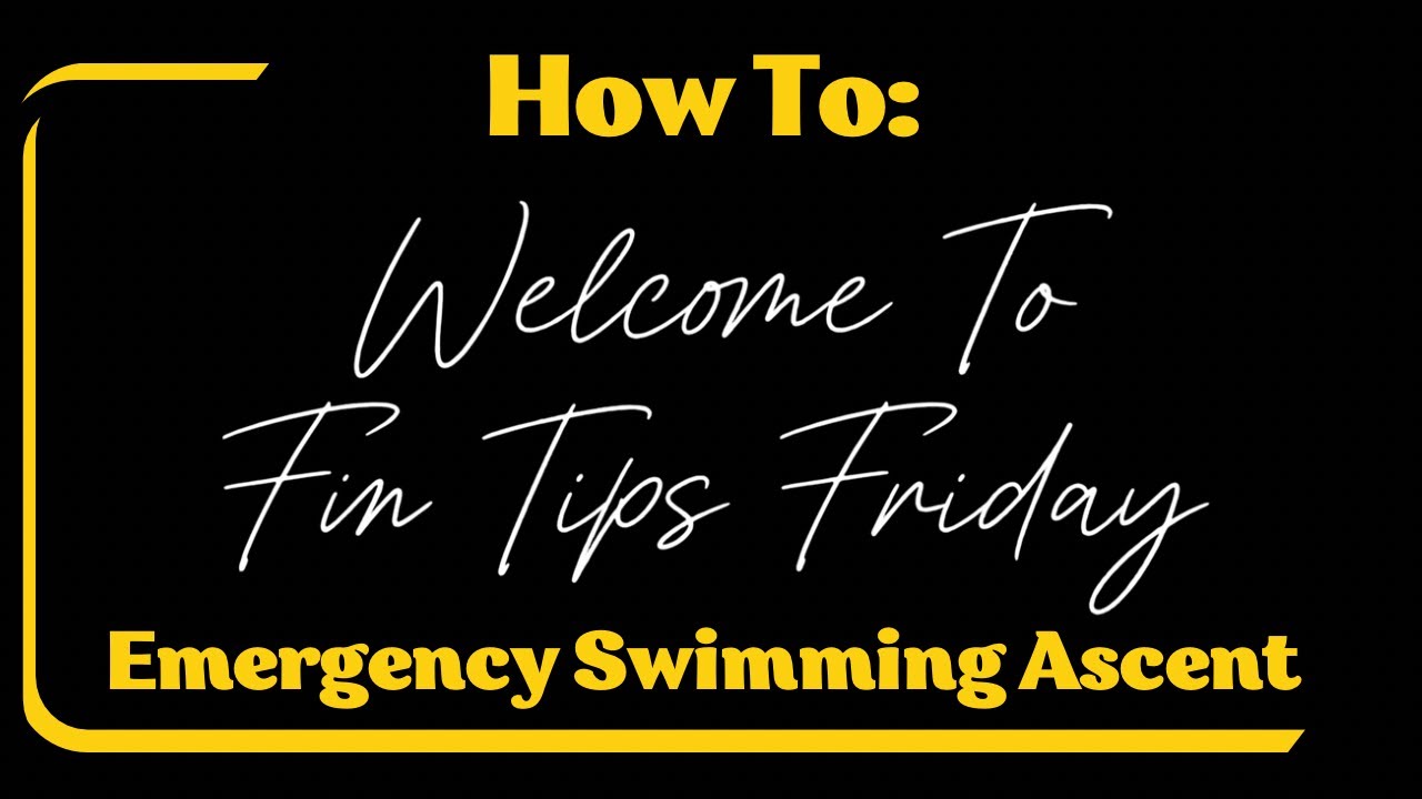 Emergency Swimming Ascent: The Skill Every Diver Should Remember | Fin Tips Friday
