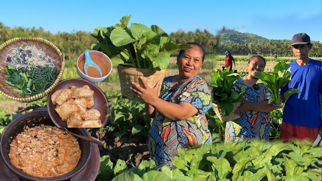 BIKIN PECEL SAMBAL TUMPANG || SAYUR TINGGAL AMBIL