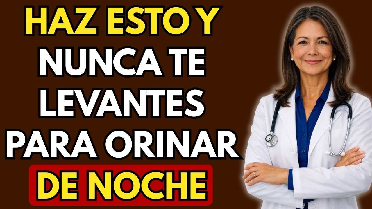 Nicturia en mayores de 60: Consejos naturales para dormir toda la noche tranquila