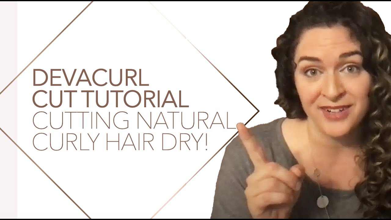 Devacurl cut tutorial | Cutting Natural Curly Hair Dry!