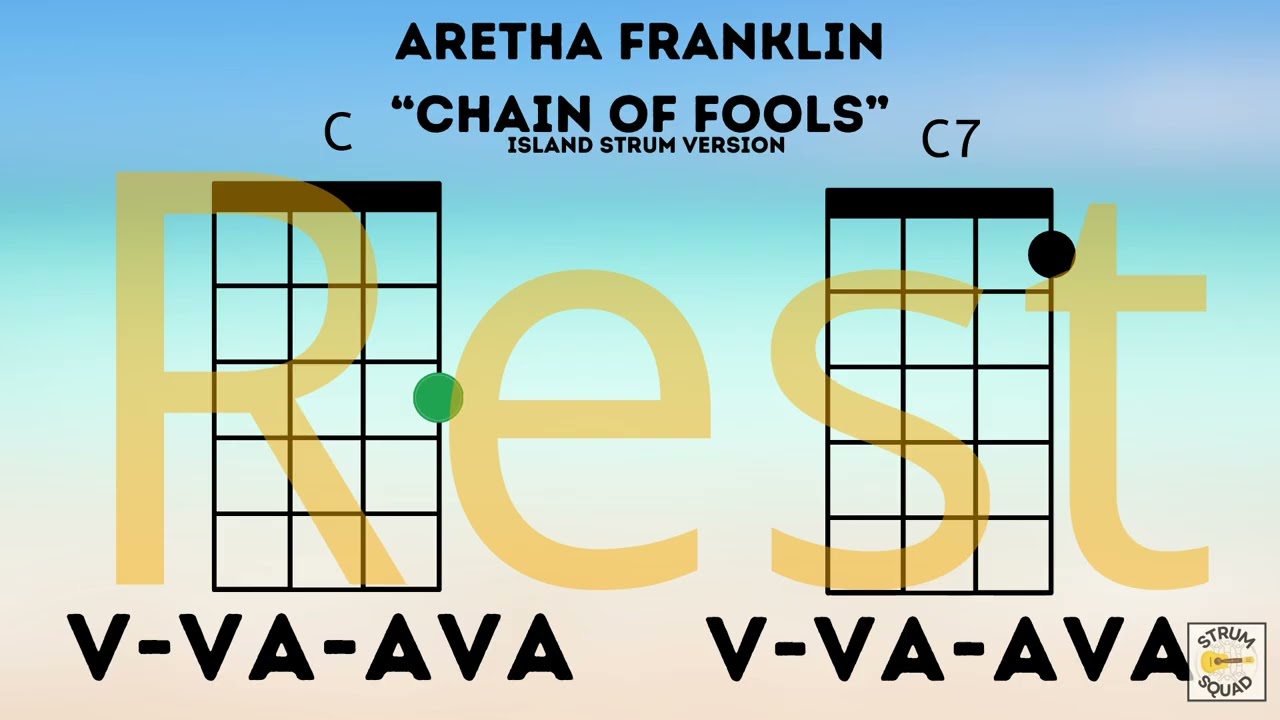 Aretha Franklin - Chain of Fools (Island Strum Version) - Ukulele Strum Along