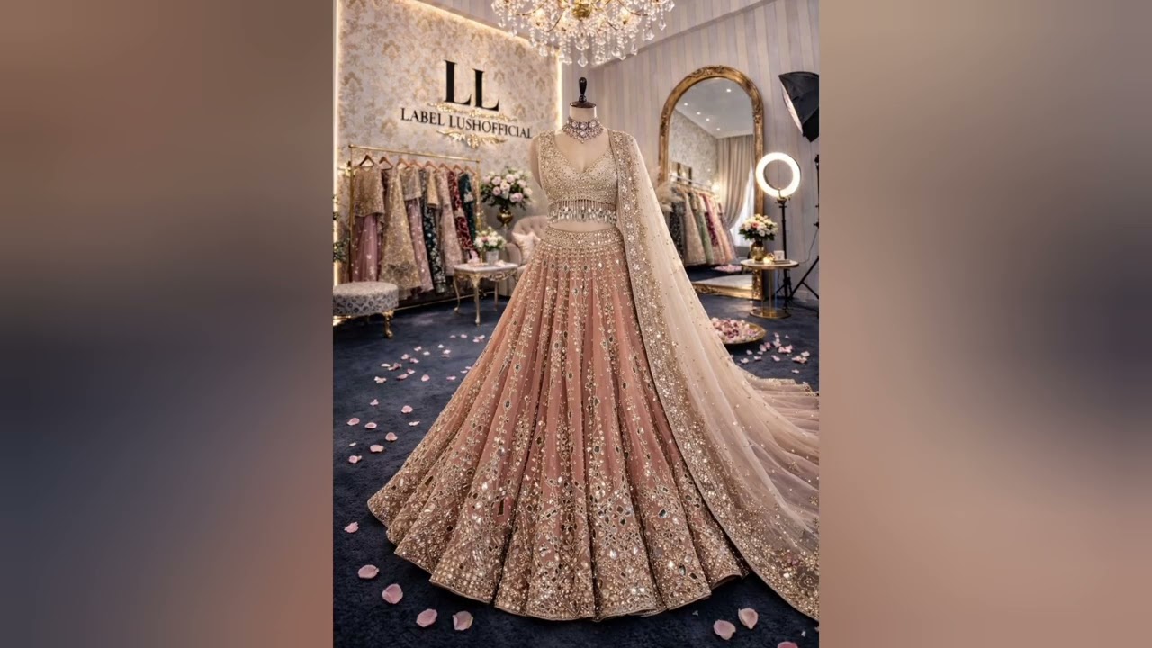 New design lehenga 💫⭐🔥#lahengacholi #lehenga #shortvideo 🔥👇😱