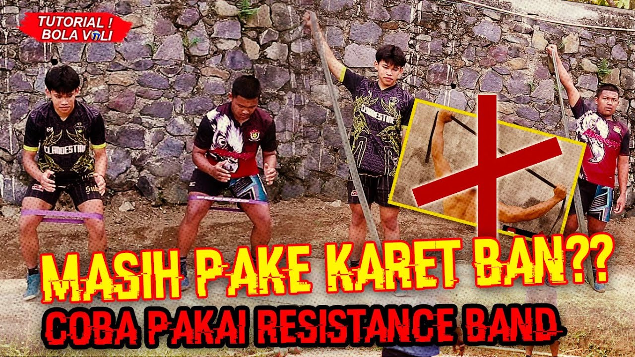 PEREGANGAN BAHU DAN KAKI PAKAI RESISTANCE BAND..!!