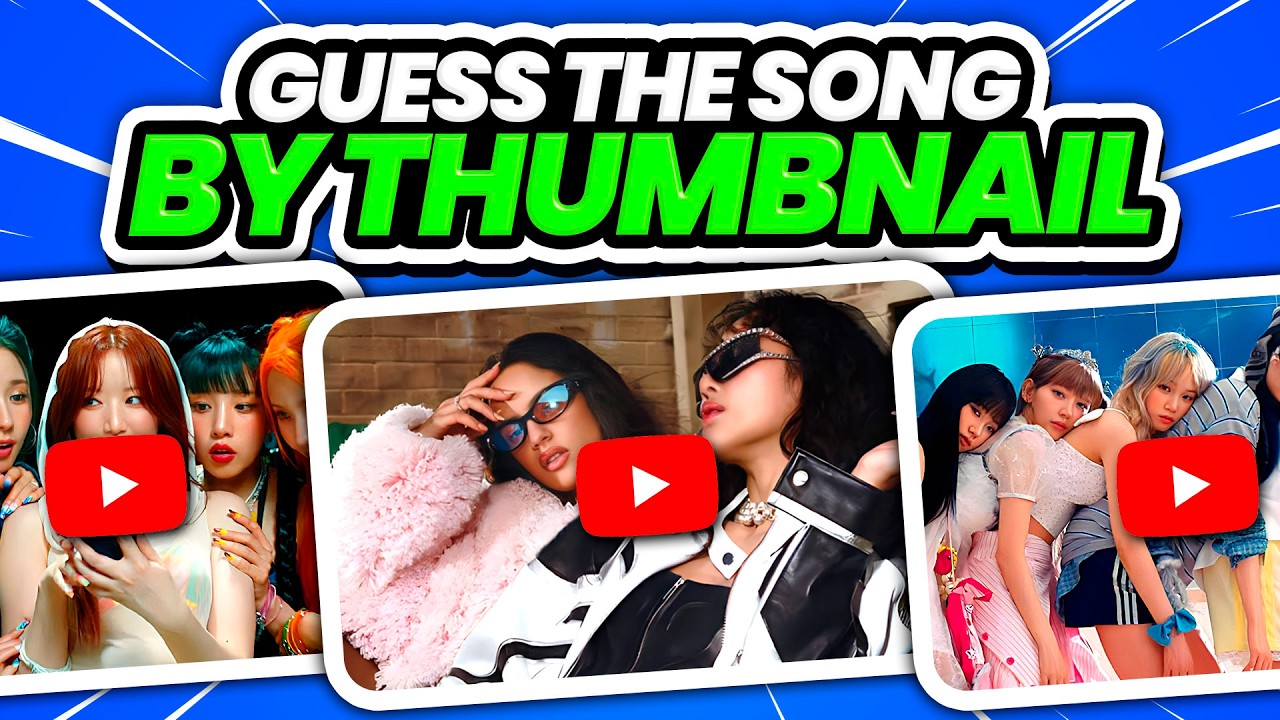 GUESS THE KPOP SONG / MV BY THUMBNAIL 🔥 KPOP QUIZ GAMES 2024