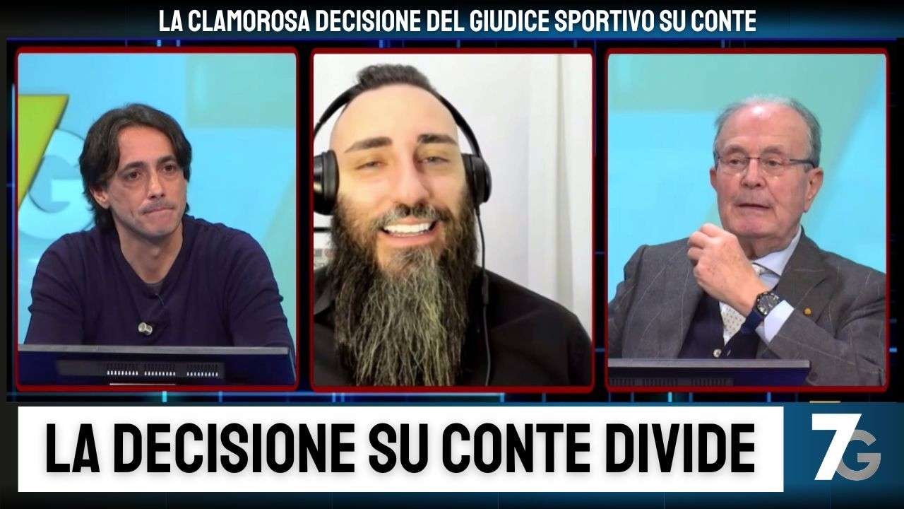 LA DECISIONE DEL GIUDICE SPORTIVO SU CONTE DIVIDE LO STUDIO!