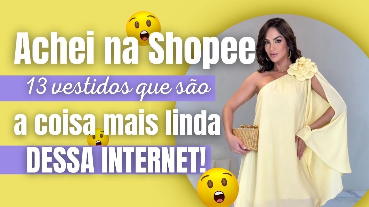 Achei na Shopee 13 Vestidos que São a Coisa mais Linda dessa Internet! vestidos: longo, midi e curto