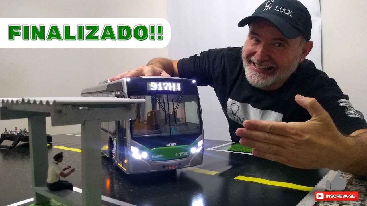 Ônibus de controle remoto MILLENNIUM IV, FINALIZADO!