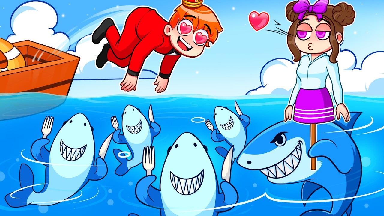 Semlaki spielt Schwimm, um die Prinzessin zu retten…