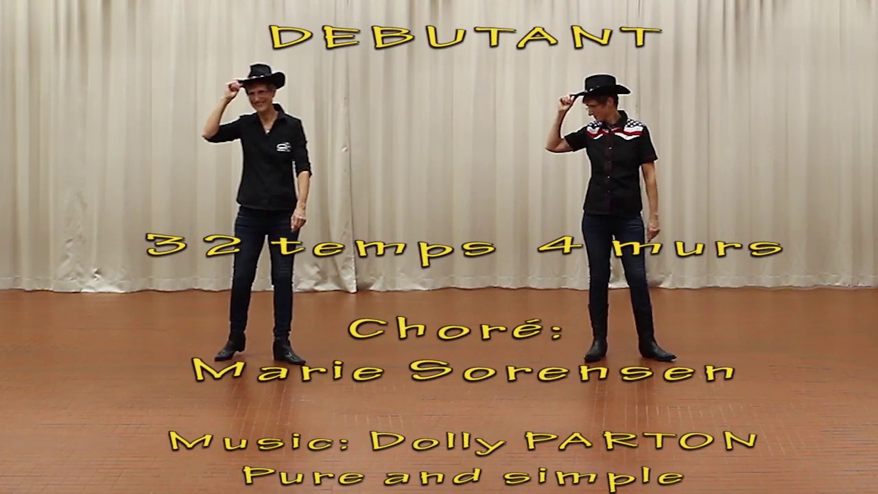 PURE AND SIMPLE Line Dance - danse et compte