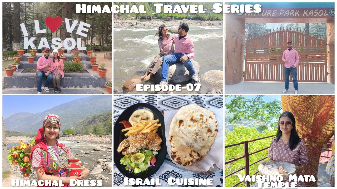 Manali To Kasol Tour Vlog 🏞️ Maha Devi Tirth Vaishno Mata Mandir🛕Tried Israil Cuisine For First Time