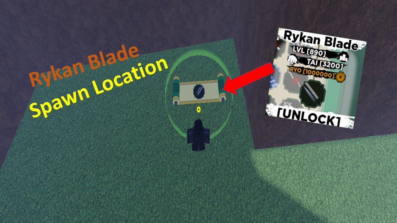 Rykan Blade Spawn Location! (Shindo Life)