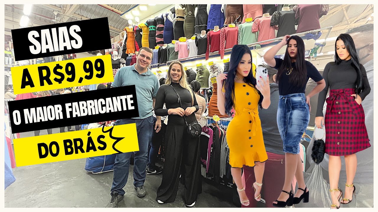 SAIAS A R$9,99 O MAIOR FABRICANTE DE MODA CRISTÃ DO BRÁS!