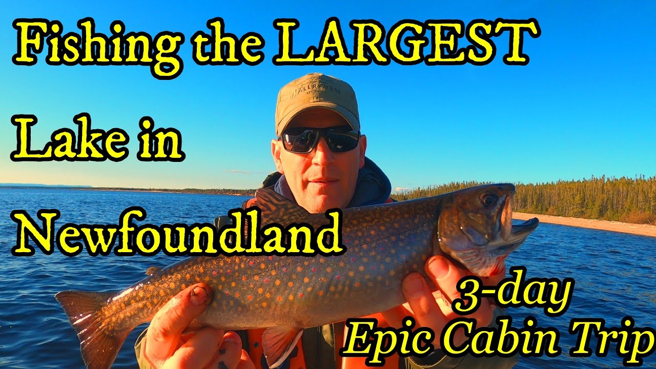 EPIC WEEKEND (Cabin) FISHING TRIP IN THE LARGEST LAKE IN NEWFOUNDLAND - INTENSE ACTION!! 👍👍🎣