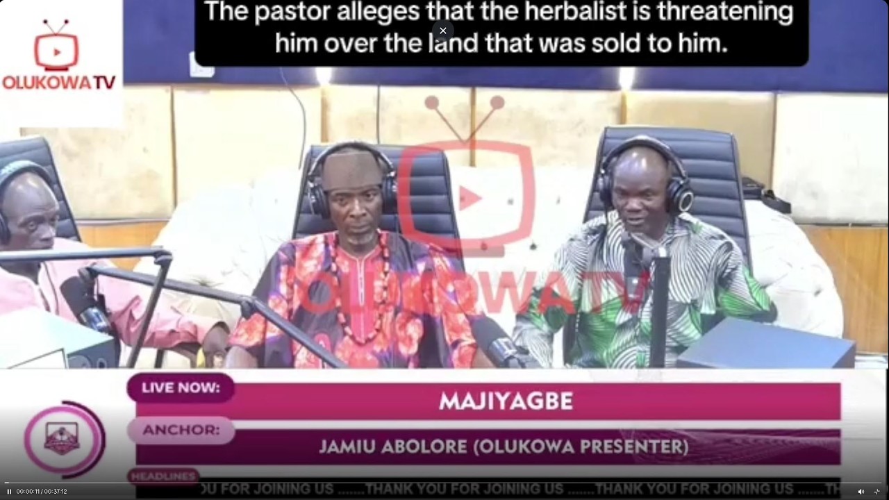 The pastor alleges that the herbalist is threatening him over the land that was sold to him...