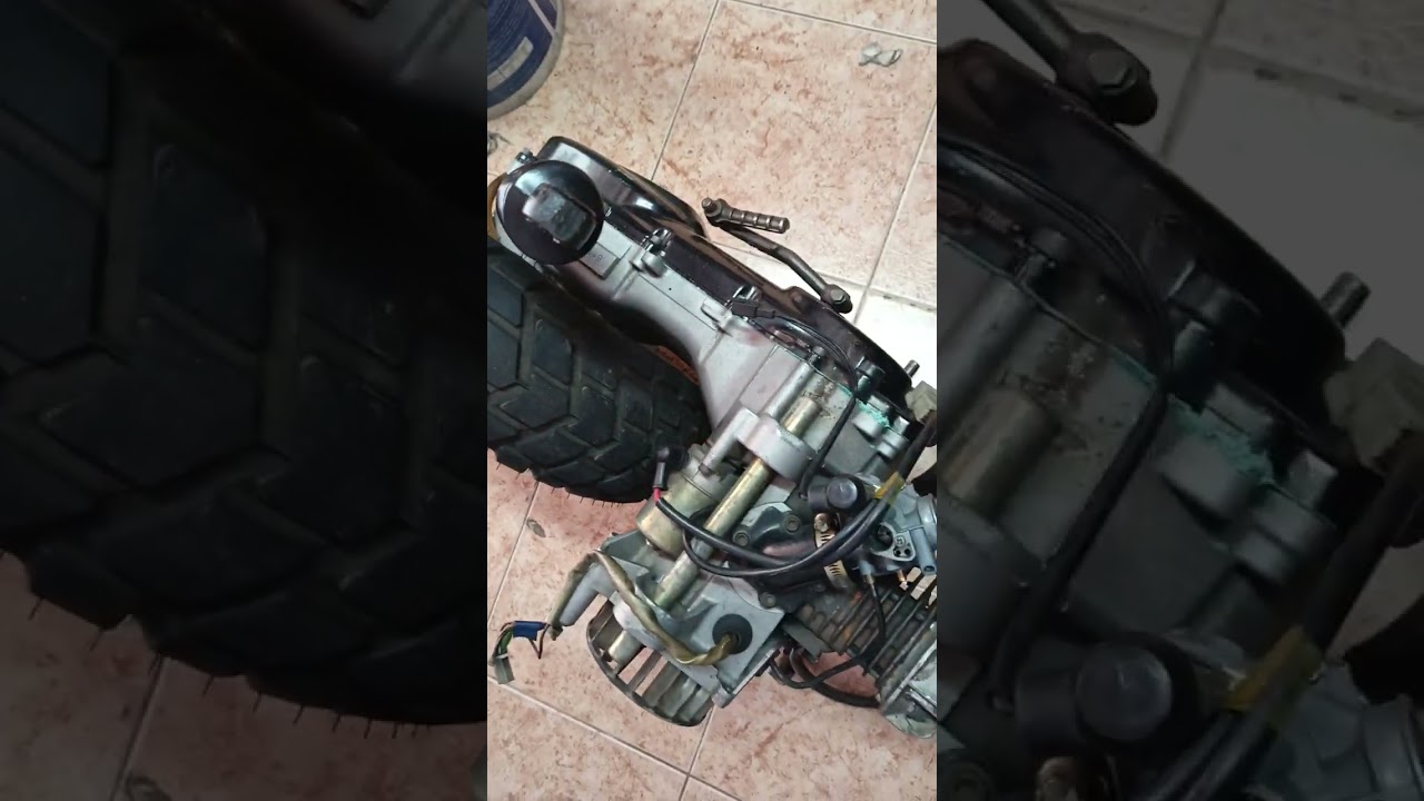 revisión chasis, y separación del motor bws 100