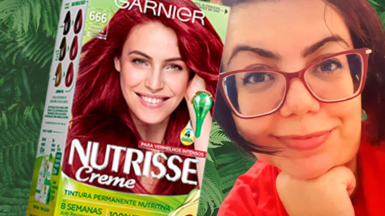Pintei o cabelo com GARNIER 666 | Pimenta Malagueta | Veja o Resultado REAL no Cabelo Virgem!