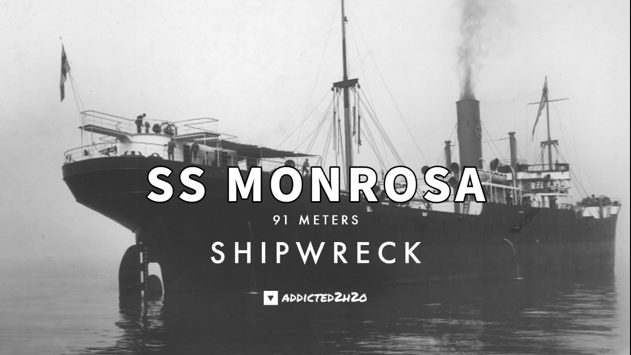 ⚓ -91m SS MONROSA Wreck