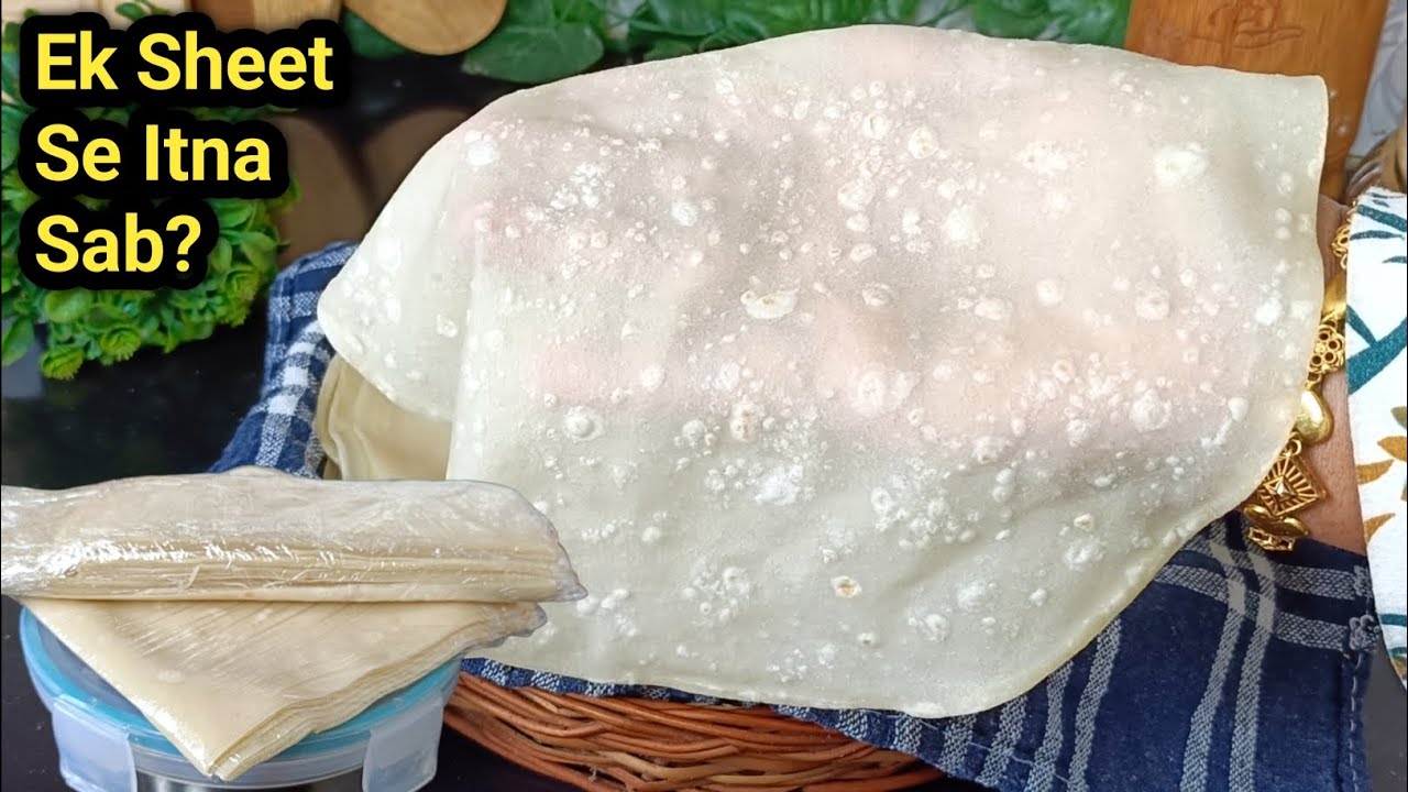 2 Minutes Roll Patti Recipe|Spring Roll Sheets Recipe|स्प्रिंग रोल शीट|Ramadan Special|New Recipe