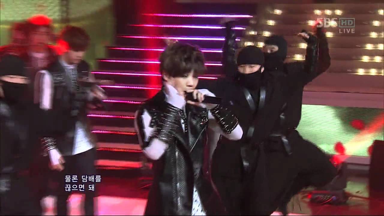 MBLAQ [RUN] @SBS Inkigayo Популярная песня 20120325