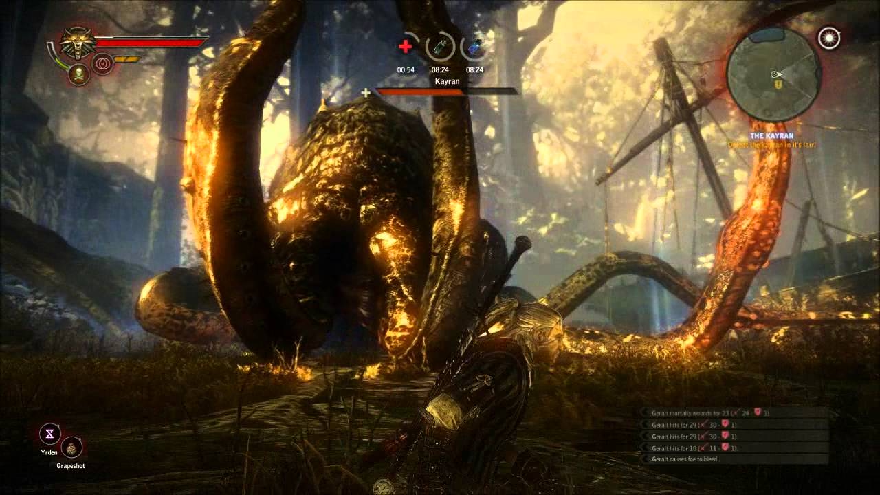 The Witcher 2 - How to kill Kayran (HARD)