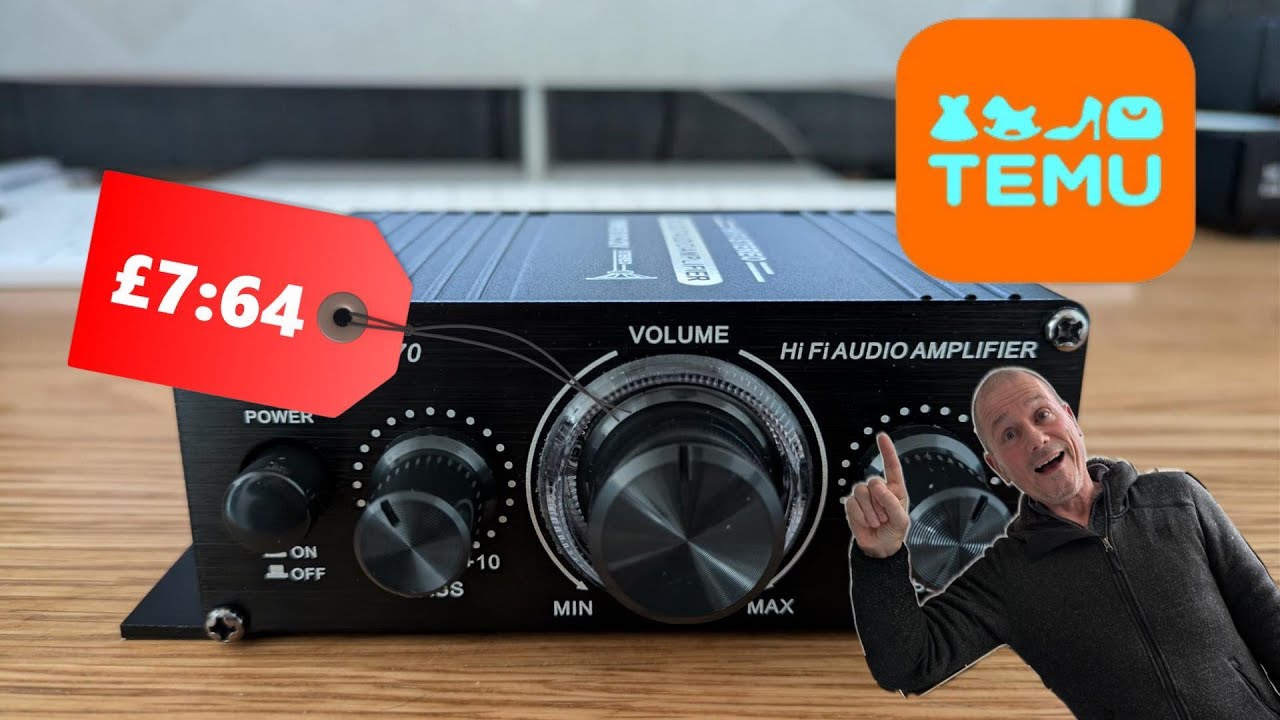 I Bought a £7 Amp From Temu! #temu #utilitariantv