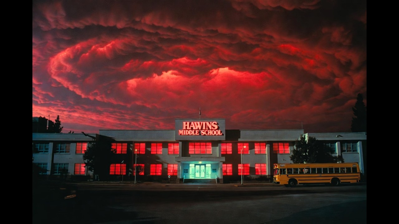 It’s 1995 and You’re Studying Alone at Hawkins High School | Violin Piano Synthwave Retro Futurist 🎧