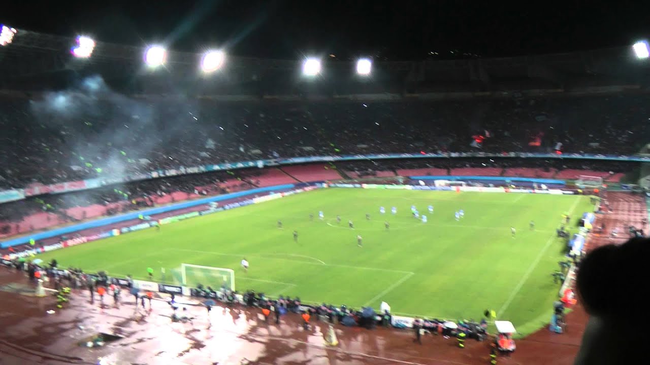 Napoli-Chelsea 3-1 21-02-2012 Gol di Lavezzi Live in Hd dalla Curva B