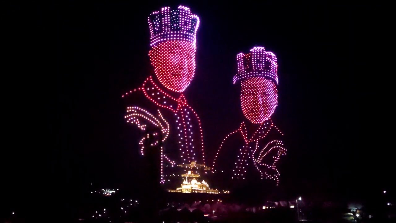 天苑宮、天一聖殿 入宮式 前夜祭、ドローンショー #世界平和統一家庭連合 #旧統一教会 #トランプ大統領 #雑学 #解散命令 #宗教迫害 #宗教迫害 #政治