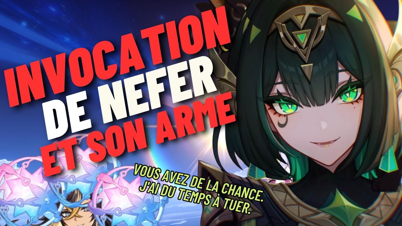 INVOCATION de Nefer et de son arme (enfin, on tente)
