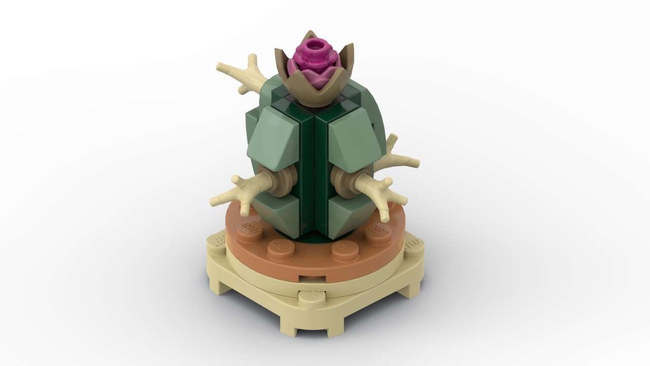LEGO 6614216 Instructions | Promotional | Micro Cactus | Make and Take | Made in stud.io